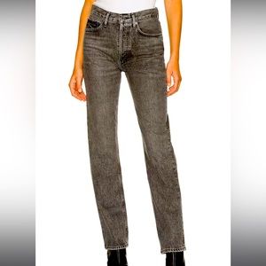 AGOLDE Lana midrise straight jeans